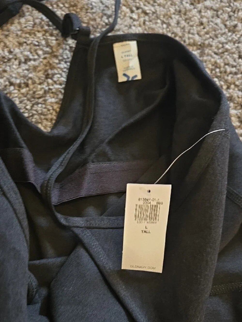 Old Navy Black Spaghetti-Strap Jumpsuit - Picture 2 of 2